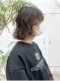 前上がりボブ×ケアパーマ◎