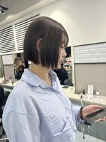 リリー(Lilley)&nbsp;【lilley 稲永麻衣】切りっぱなしボブ+韓国ヘア 天神/今泉