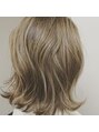 オーブ ヘアー シュマン 川口店(AUBE HAIR chemin by EEM)&nbsp;ぱつっとアッシュグレージュ