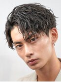 韓国ガイルヘアウルフカットツイストスパイラルパーマゆるめ