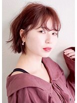 アンビエンス(ambience)&nbsp;ぱつっとボブ　ピンクパープル