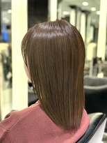 【髪質改善プレミアムケアカラー】air銀座タワー　藤本麻衣