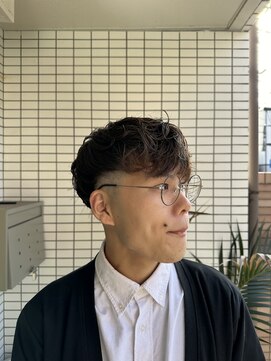 スウェル 船橋店(Swell) ハイライト/マッシュパーマ/ウルフ/アッシュブラック1