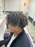 【メンズ限定】カット×ハイライト×ツイスパパーマ×TR　￥24000