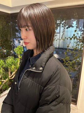 キイ ギンザ(k.e.y GINZA) 切りっぱなしボブ