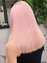 ロウル 渋谷(LOWRL)&nbsp;ホワイトピンク/ケアブリーチカラー/水素トリートメント