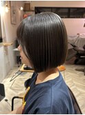10代20代髪質改善切りっぱなしタッセルボブ