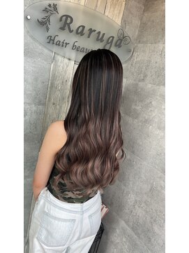 ヘアサロンラルガ 下曽根店(Hair salon Raruga) バレイヤージュ