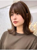 レイヤーカット/前髪カット/くびれヘア/ウエットヘア/髪質改善