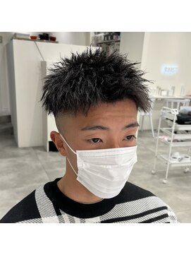 ルースト 西院店(ROOST) ツイストパーマ/ジェットモヒカン/ツーブロック/フェード