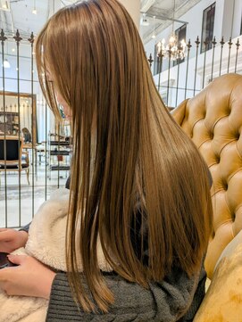 アンジェリカ(Angelica) ダブルカラー/ベージュ/髪質改善トリートメント