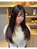 結んでも可愛い♪レイヤーカット+透明感カラー