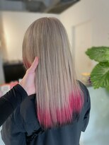 ギネス(Giness)&nbsp;ピンクグラデーション×裾カラー