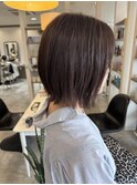 ◯外ハネボブ×ラベンダーグレージュ◯：stylist 白石