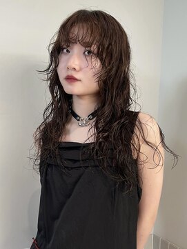 ステン(sten) 透明感カラー/ココアブラウン/パーマ/レイヤー