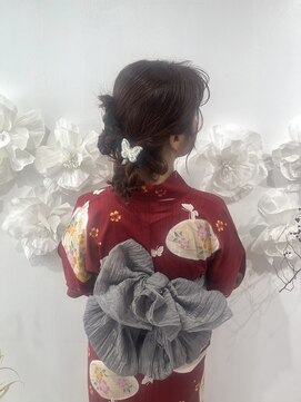 ヘアコレクション アンジュ(Hair collection Unge) ツイン浴衣ヘアセット＊