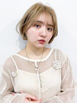 アルバム 池袋(ALBUM)&nbsp;ミルクティーベージュボブ_F0796