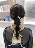 【お呼ばれhair】編み下ろしstyle