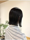 切りっぱなしボブ