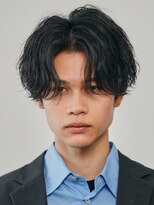 エリマ 横浜西口(elima) 横浜西口センターパートニュアンスパーマフェザーショート緩め