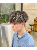 ツイストスパイラル/ハイライトパーマ/メッシュパーマ/メンズ