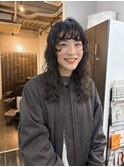 前髪パーマ ロングパーマ 顔周りパーマ 福岡美容室