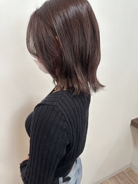 ラシアヘアー(LASIA HAIR) 【LASIA大分/牧駅徒歩5分】ラベンダーブラウン/くびれボブ