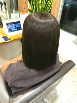 ヘアショップ エヌアンドエー 久喜菖蒲店(hair shop N&A) 毛先まで潤う◎まとまり重視のコンパクトボブ