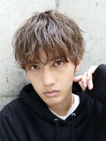 フィフスパーク(fifth PARK)&nbsp;渋谷ルーズパーマフェザーパーマフェザーショートマレットヘア