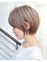 セイドット フクオカ(Say.FUKUOKA) 【Say.福岡】ショートボブ×ケアブリーチ×ベージュ×脱白髪染め