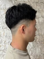 エルマーク メンズパーマ 心斎橋(L-MARK)&nbsp;スパイキーショート/短髪/ツーブロック/メンズ/men's