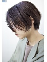 アコロン(acoron)&nbsp;小顔カット＿マニッシュ ＿フレンチボブ ＿美髪＿ネイビーカラー