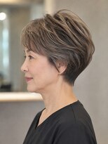 エミヲ 石川町(emiwo)&nbsp;ショート×白髪ぼかしハイライト