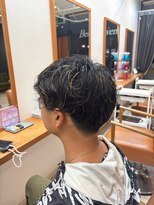 リアン 大森店(Rian)&nbsp;メンズハイライト×20代無造作パーマ