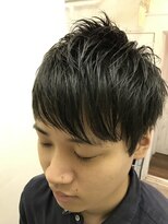 パティオンツー(PATIONN2)&nbsp;束感黒髪ショートネープネオウルフショート簡単スタイリング
