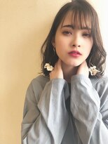 ミステローマ(MISTEROMA)&nbsp;【MISTEROMA 大智】ミディアム　シースルーバング