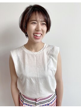 トップヘアーヒルズ 安城(TOP HAIR HILLS) 【サマー】ショート/ニュアンスカラー/前髪パーマ