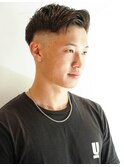 メンズフェードショートスタイル