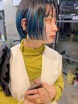 ユー(yew)&nbsp;ターコイズ×ぷつっとボブ