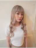 #プルエクステ #ハイトーン #ケアブリーチ