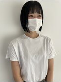 切りっぱなしボブ