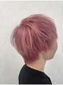 men's ホワイトピンク