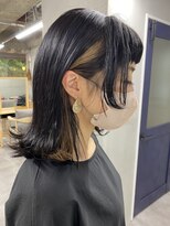 ヴィア(via) 韓国風暗髪×インナーカラー