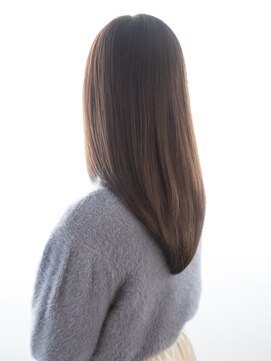 ヘアーサロン ラフリジー(Loufreasy) 【髪質改善】酸性ストレートで大人の艶髪ストレートロングヘアー