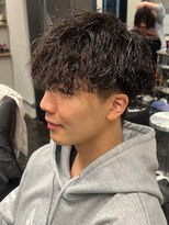 ビンゴ(BINGO)&nbsp;993ツイストスパイラルパーマツーブロック刈り上げモテ髪パーマ