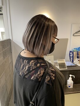 タオ 河原町(Tao) ボブとバレイヤージュ