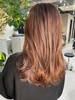 フラッグヘア 新宮店(Flag HAIR)&nbsp;オレンジベージュ