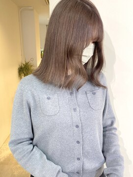 ニコフクオカヘアーメイク(NIKO Fukuoka Hair Make) 【NIKO】1ヶ月後の色落ちまで可愛いラベンダーベージュ♪