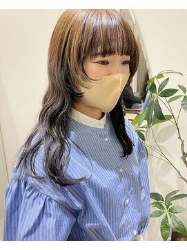 ジーナ 福岡天神(Zina) ロングネオウルフ×アンブレラカラー