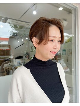 ミドルノート(Middle Note) 【ショートヘア/髪質改善カラー】塚本/十三